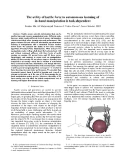 The utility of tactile force to autonomous learning of in-hand
  manipulation is task-dependent