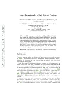 Irony Detection in a Multilingual Context
