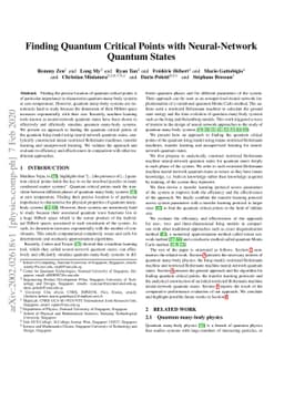 Finding Quantum Critical Points with Neural-Network Quantum States