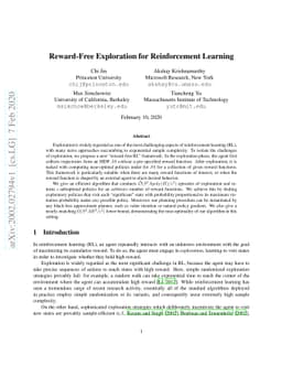 Reward-Free Exploration for Reinforcement Learning