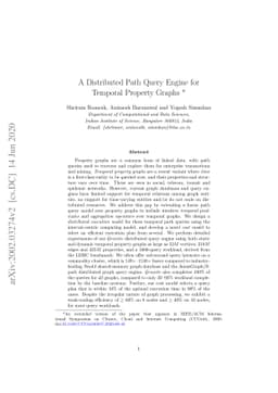 A Distributed Path Query Engine for Temporal Property Graphs