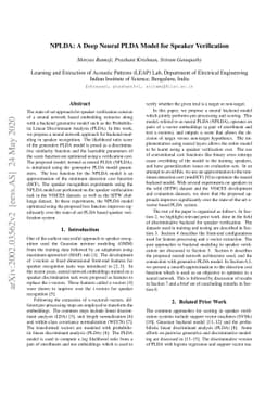 NPLDA: A Deep Neural PLDA Model for Speaker Verification