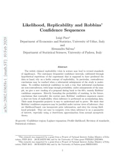 Likelihood, Replicability and Robbins' Confidence Sequences