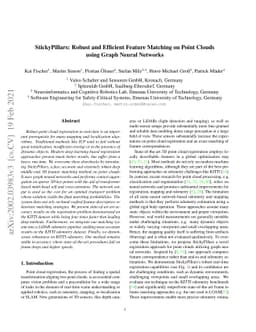 StickyPillars: Robust and Efficient Feature Matching on Point Clouds
  using Graph Neural Networks