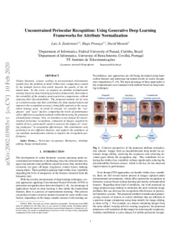 Unconstrained Periocular Recognition: Using Generative Deep Learning
  Frameworks for Attribute Normalization