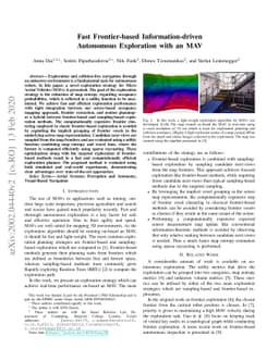 Fast Frontier-based Information-driven Autonomous Exploration with an
  MAV