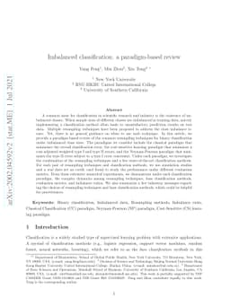 Imbalanced classification: a paradigm-based review