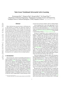 Task-Aware Variational Adversarial Active Learning