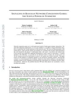Signaling in Bayesian Network Congestion Games: the Subtle Power of
  Symmetry