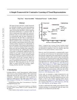 A Simple Framework for Contrastive Learning of Visual Representations