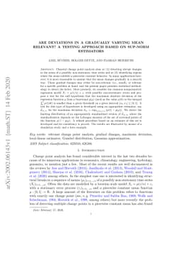 Are deviations in a gradually varying mean relevant? A testing approach
  based on sup-norm estimators