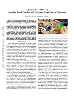 Advanced BIT* (ABIT*): Sampling-Based Planning with Advanced
  Graph-Search Techniques