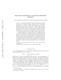 Estimating processes in adapted Wasserstein distance