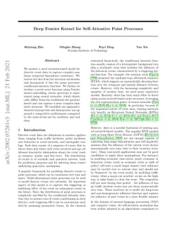 Deep Fourier Kernel for Self-Attentive Point Processes