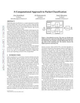 A Computational Approach to Packet Classification