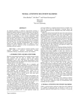 Neural Attentive Multiview Machines