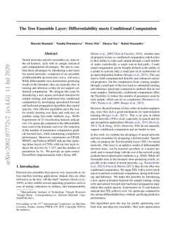 The Tree Ensemble Layer: Differentiability meets Conditional Computation