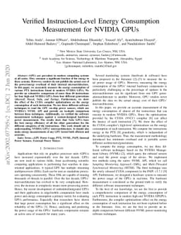 Verified Instruction-Level Energy Consumption Measurement for NVIDIA
  GPUs