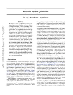 Variational Bayesian Quantization