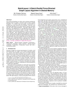 BatchLayout: A Batch-Parallel Force-Directed Graph Layout Algorithm in
  Shared Memory