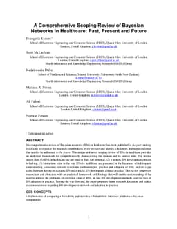 A Comprehensive Scoping Review of Bayesian Networks in Healthcare: Past,
  Present and Future