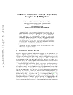 Strategy to Increase the Safety of a DNN-based Perception for HAD
  Systems