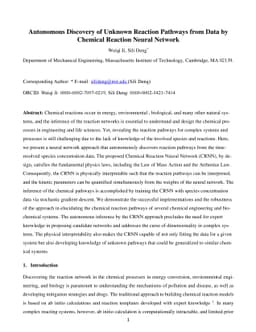 Autonomous Discovery of Unknown Reaction Pathways from Data by Chemical
  Reaction Neural Network