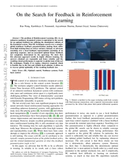 On the Search for Feedback in Reinforcement Learning