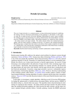 Periodic Q-Learning