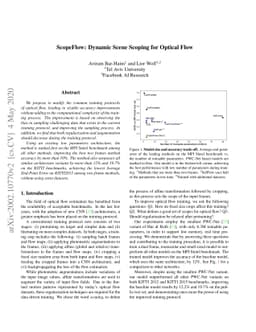 ScopeFlow: Dynamic Scene Scoping for Optical Flow