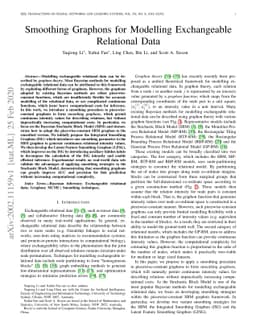 Smoothing Graphons for Modelling Exchangeable Relational Data
