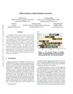 Multi-Attribute Guided Painting Generation