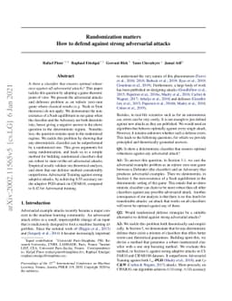 Randomization matters. How to defend against strong adversarial attacks