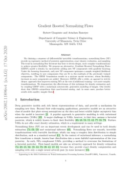 Gradient Boosted Normalizing Flows