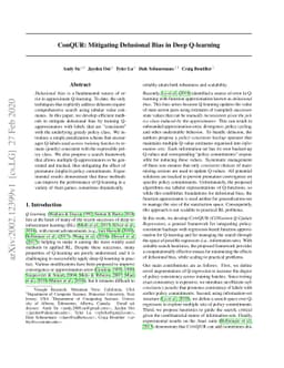 ConQUR: Mitigating Delusional Bias in Deep Q-learning