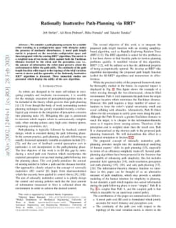 Rationally Inattentive Path-Planning via RRT*