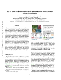 Say As You Wish: Fine-grained Control of Image Caption Generation with
  Abstract Scene Graphs