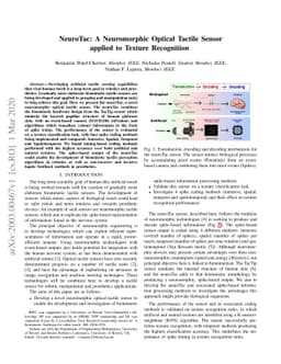 NeuroTac: A Neuromorphic Optical Tactile Sensor applied to Texture
  Recognition