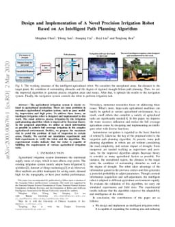 Design and Implementation of A Novel Precision Irrigation Robot Based on
  An Intelligent Path Planning Algorithm