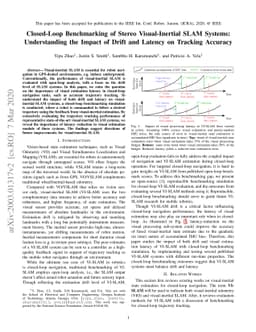 Closed-Loop Benchmarking of Stereo Visual-Inertial SLAM Systems:
  Understanding the Impact of Drift and Latency on Tracking Accuracy