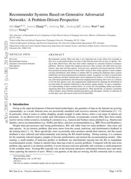 Recommender Systems Based on Generative Adversarial Networks: A
  Problem-Driven Perspective