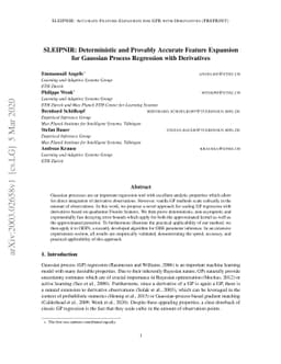 SLEIPNIR: Deterministic and Provably Accurate Feature Expansion for
  Gaussian Process Regression with Derivatives