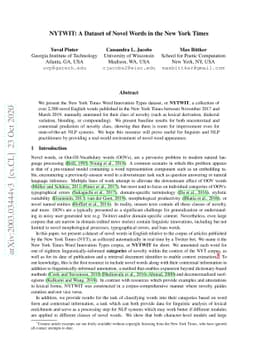 NYTWIT: A Dataset of Novel Words in the New York Times