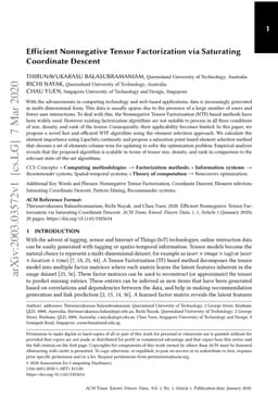 Efficient Nonnegative Tensor Factorization via Saturating Coordinate
  Descent