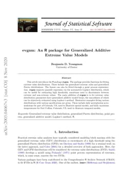 evgam: An R package for Generalized Additive Extreme Value Models