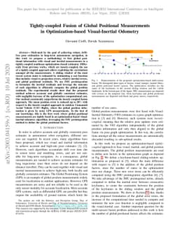 Tightly-coupled Fusion of Global Positional Measurements in
  Optimization-based Visual-Inertial Odometry