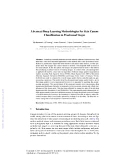 Advanced Deep Learning Methodologies for Skin Cancer Classification in
  Prodromal Stages