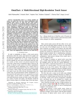 OmniTact: A Multi-Directional High Resolution Touch Sensor
