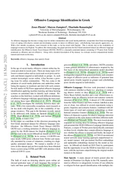 Offensive Language Identification in Greek