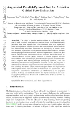 Augmented Parallel-Pyramid Net for Attention Guided Pose-Estimation